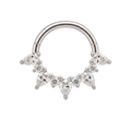 Pear Arc Clicker · White Gold · Studio 4/8 BG Remove [mj-base:003-0031] [mj-variant:003] [mj-role:variant_main] [mj-rank:0]