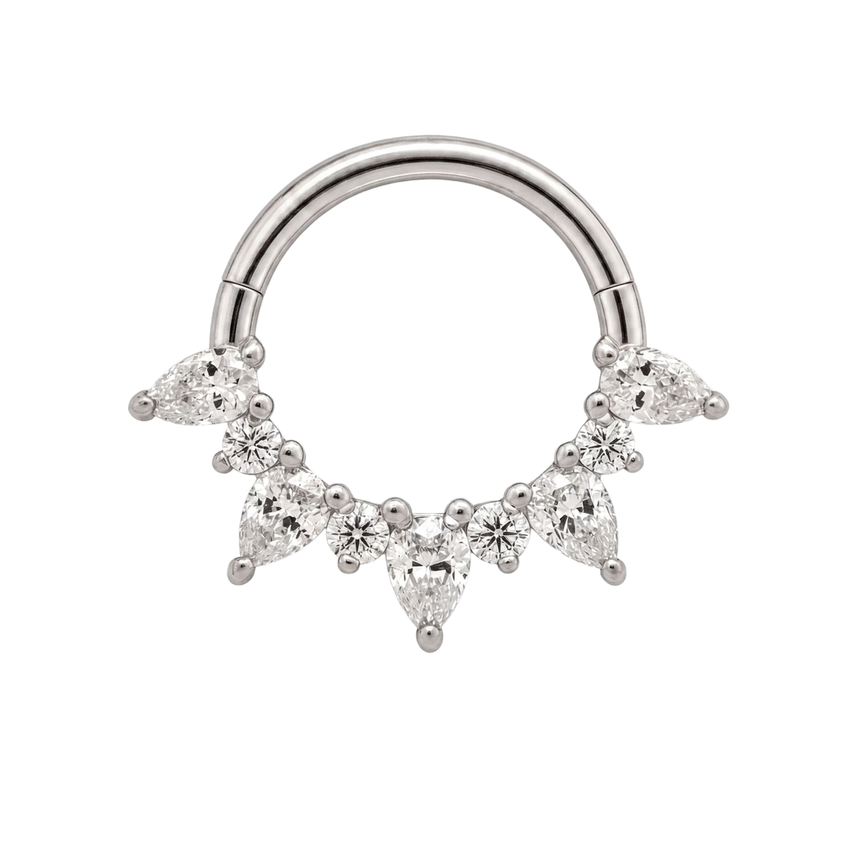 Pear Arc Clicker · White Gold · Studio 4/8 BG Remove