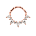Pear Arc Clicker · Rose Gold · Studio 4/8 BG Remove [mj-base:003-0031] [mj-variant:002] [mj-role:variant_main] [mj-rank:0]