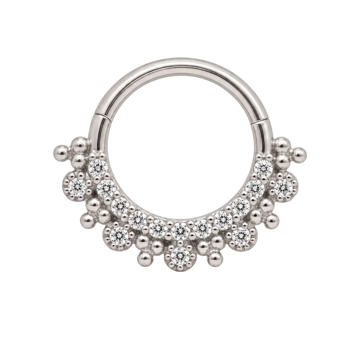Cluster Fringe Clicker · White Gold · Studio 4/8 BG Remove