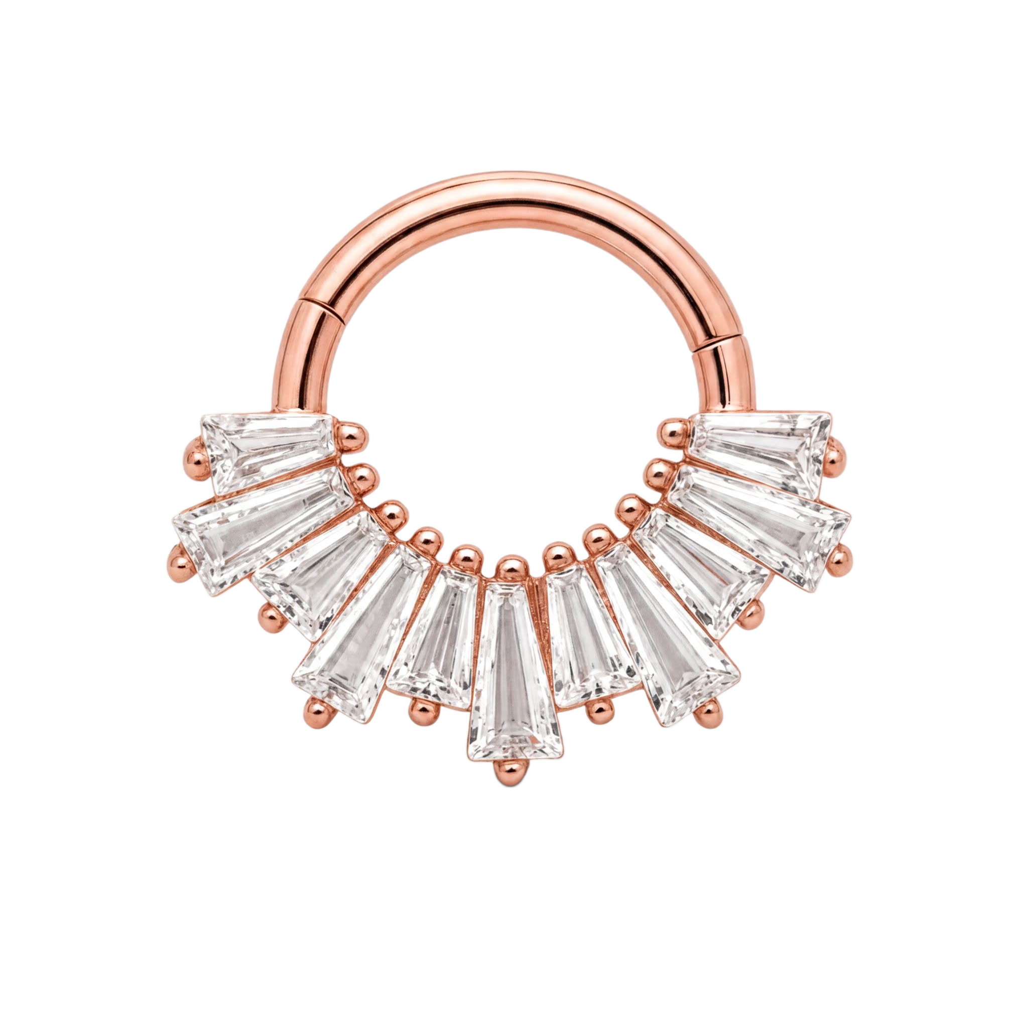 Baguette Fan Clicker · Rose Gold · Studio 4/8 BG Remove