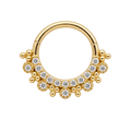 Cluster Fringe Clicker · Yellow Gold · Studio 4/8 BG Remove [mj-base:003-0033] [mj-variant:001] [mj-role:variant_main] [mj-rank:0]