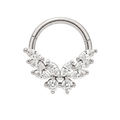 Floral Cluster Clicker · White Gold · Studio 4/8 BG Remove [mj-base:003-0034] [mj-variant:003] [mj-role:variant_main] [mj-rank:0]