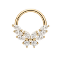 Floral Cluster Clicker · Yellow Gold · Studio 4/8 BG Remove [mj-base:003-0034] [mj-variant:001] [mj-role:variant_main] [mj-rank:0]