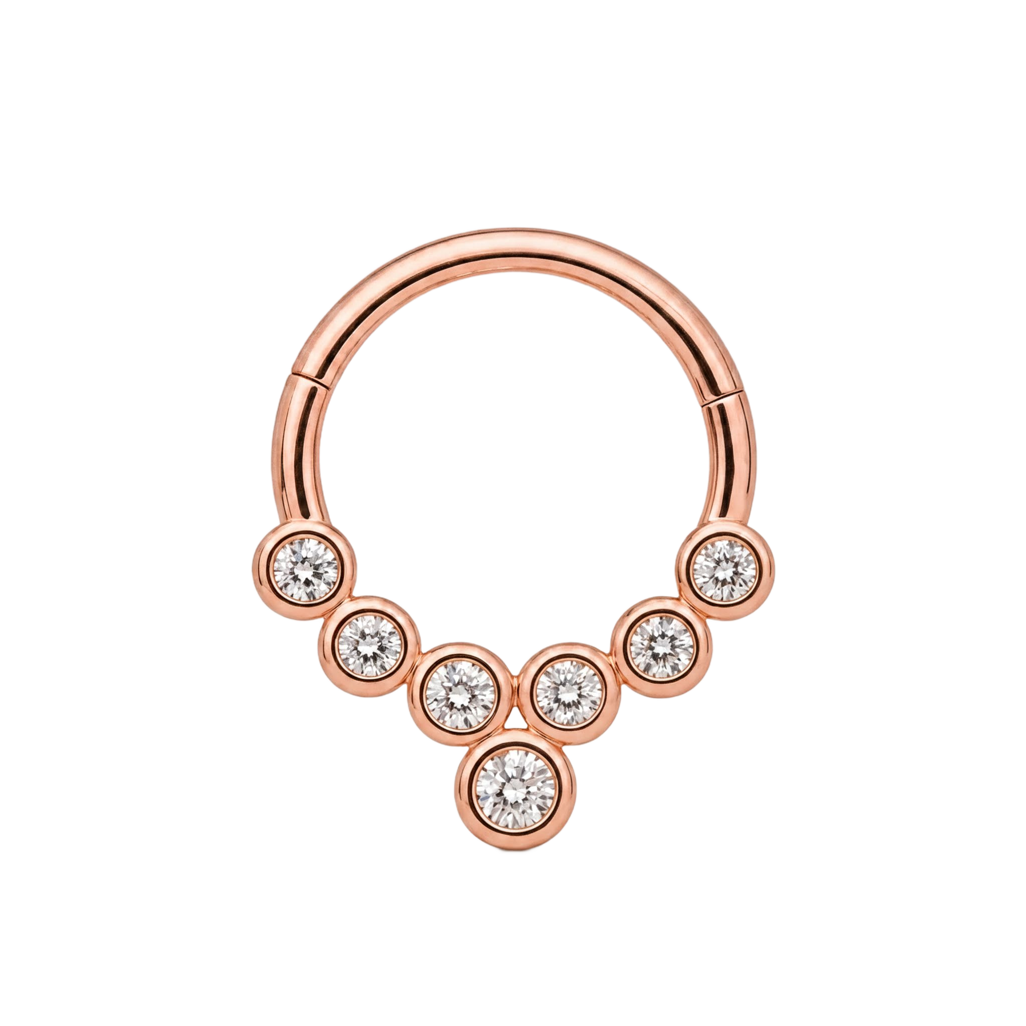 Bezel Row Clicker · Rose Gold · Studio 4/8 BG Remove