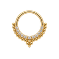 Beaded V Clicker · Yellow Gold · Studio 4/8 BG Remove [mj-base:003-0037] [mj-variant:001] [mj-role:variant_main] [mj-rank:0]