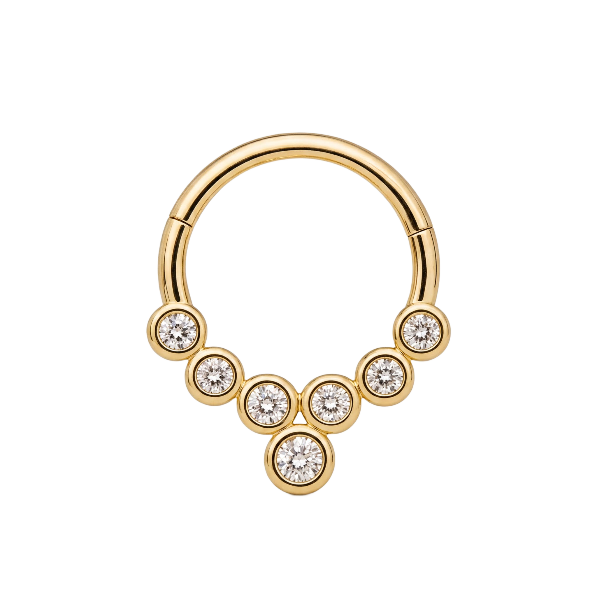 Bezel Row Clicker · Yellow Gold · Studio 4/8 BG Remove