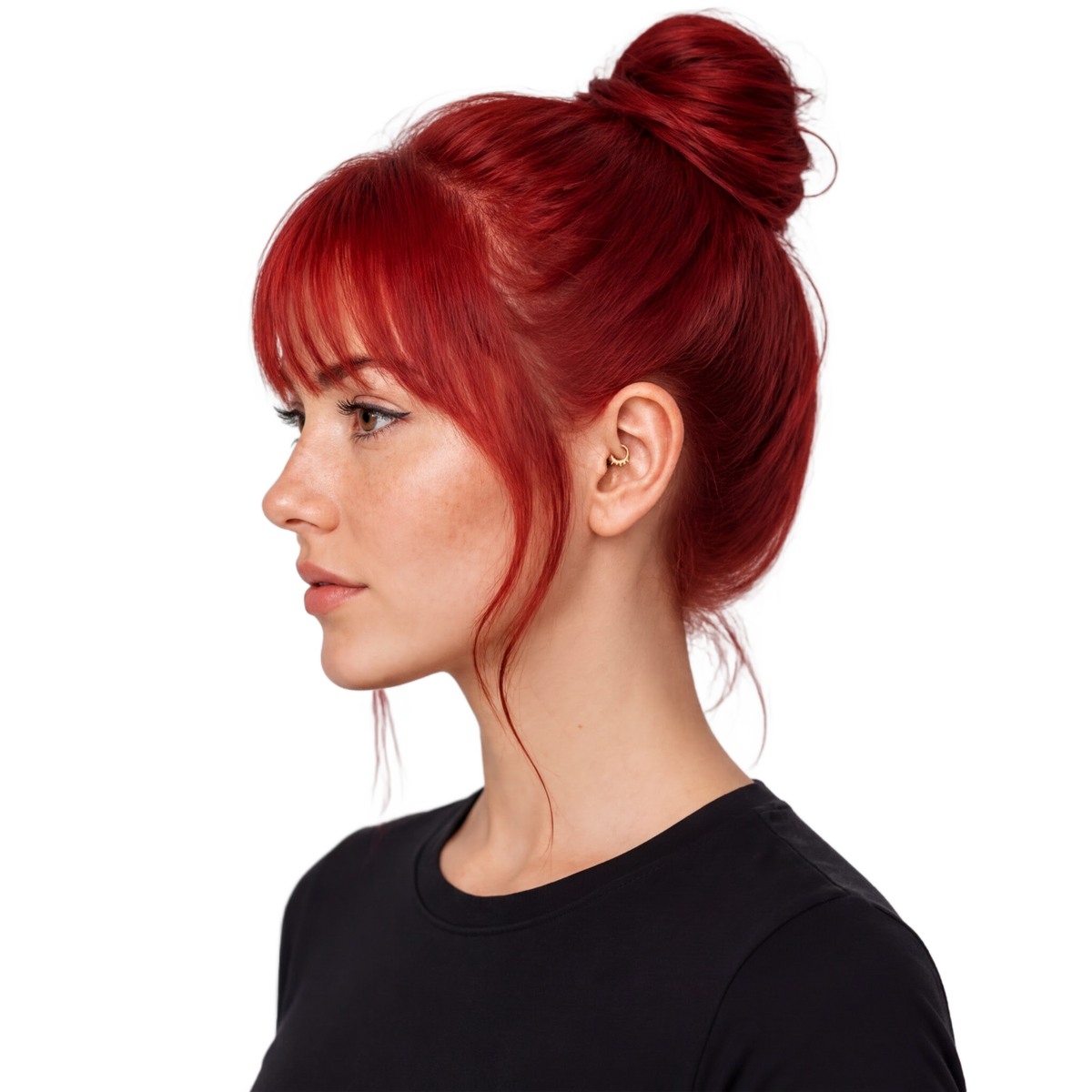 Spike Fringe Clicker · Yellow Gold · Daith 2/2 Side BG Remove