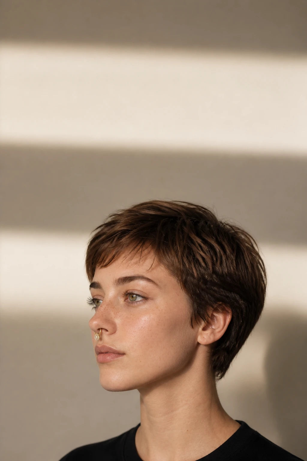 Dew Drop Clicker · Yellow Gold · Septum FH 3/3 Topspace Stripe 2:3