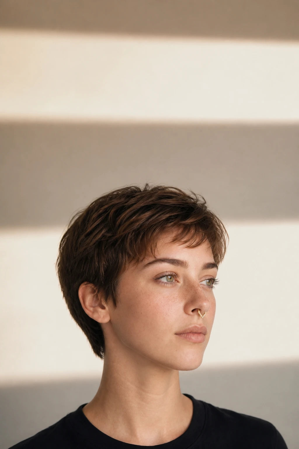 Chevron Clicker · Yellow Gold · Septum FH 3/3 Topspace Stripe 2:3