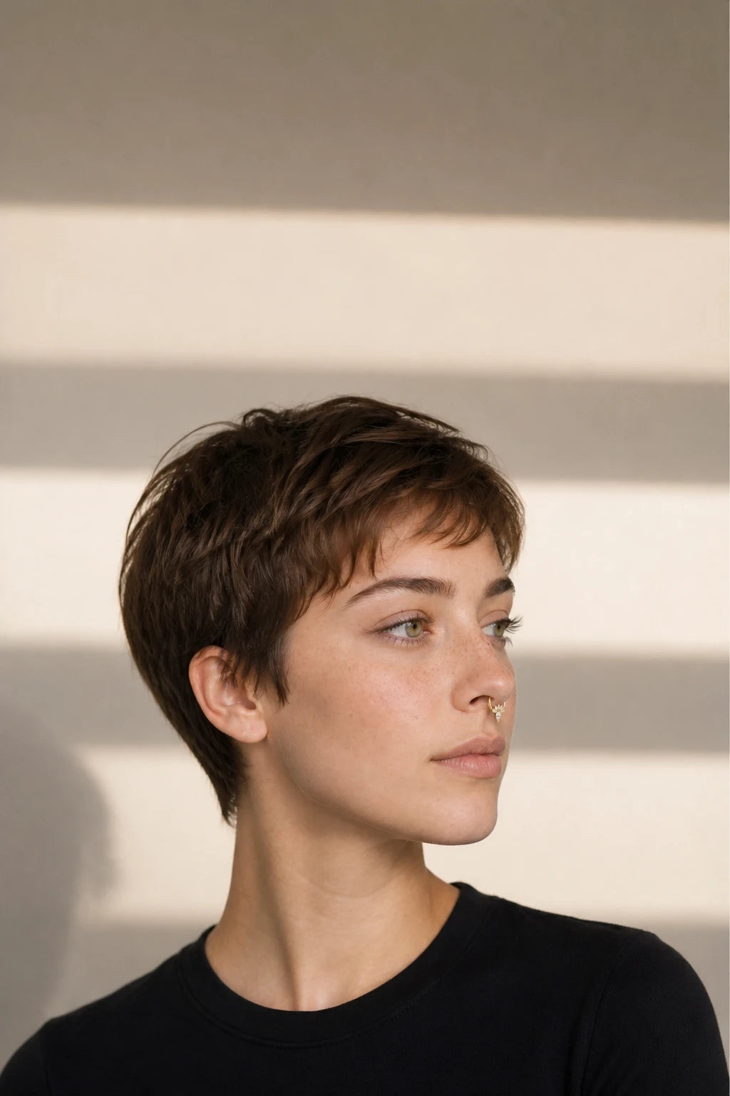 Bloom Cluster Clicker · Yellow Gold · Septum FH 3/3 Topspace Stripe 2:3