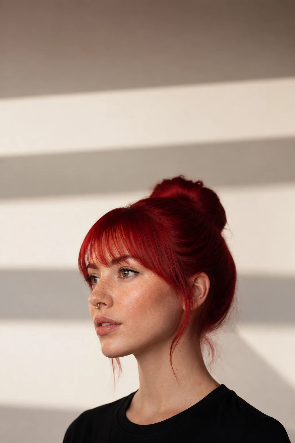 Five Stone Clicker · Yellow Gold · Septum FH 3/3 Topspace Stripe 2:3