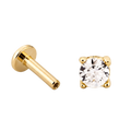 Solitaire Crown Flatback · Yellow Gold · Hero 3/3 BG Remove [mj-base:001-0001] [mj-variant:001] [mj-role:variant_main] [mj-rank:0]
