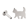 Cat Flatback · White Gold · Hero 3/3 BG Remove [mj-base:001-0008] [mj-variant:003] [mj-role:variant_main] [mj-rank:0]