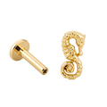 Seahorse Flatback · Yellow Gold · Hero 3/3 BG Remove [mj-base:001-0011] [mj-variant:001] [mj-role:variant_main] [mj-rank:0]