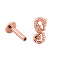 Seahorse Flatback · Rose Gold · Hero 3/3 BG Remove [mj-base:001-0011] [mj-variant:002] [mj-role:variant_main] [mj-rank:0]