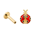 Ladybug Flatback · Yellow Gold · Hero 3/3 BG Remove [mj-base:001-0014] [mj-variant:001] [mj-role:variant_main] [mj-rank:0]