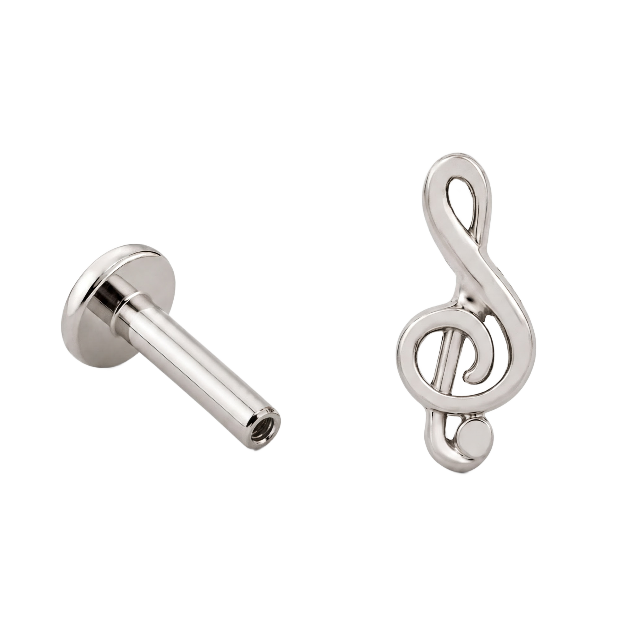 Treble Flatback · White Gold · Hero 3/3 BG Remove