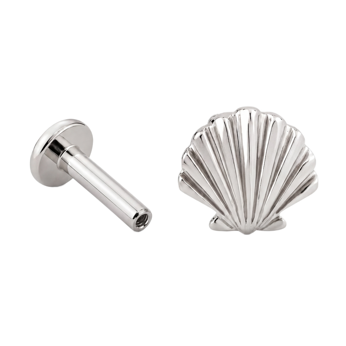 Shell Flatback · White Gold · Hero 3/3 BG Remove