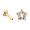 Crystal Star Flatback · Yellow Gold · Hero 3/3 BG Remove [mj-base:001-0026] [mj-variant:001] [mj-role:variant_main] [mj-rank:0]