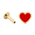 Red Heart Flatback · Yellow Gold · Hero 3/3 BG Remove [mj-base:001-0032] [mj-variant:001] [mj-role:variant_main] [mj-rank:0]