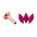 Pink Marquise Trio Flatback · Rose Gold · Hero 3/3 BG Remove [mj-base:001-0036] [mj-variant:002] [mj-role:variant_main] [mj-rank:0]