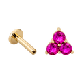 Pink Trio Cluster Flatback · Yellow Gold · Hero 3/3 BG Remove [mj-base:001-0039] [mj-variant:001] [mj-role:variant_main] [mj-rank:0]