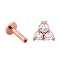 Crystal Trio Cluster Flatback · Rose Gold · Hero 3/3 BG Remove [mj-base:001-0040] [mj-variant:002] [mj-role:variant_main] [mj-rank:0]