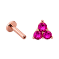 Pink Trio Cluster Flatback · Rose Gold · Hero 3/3 BG Remove [mj-base:001-0039] [mj-variant:002] [mj-role:variant_main] [mj-rank:0]