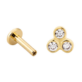 Tiny Trio Cluster Flatback · Yellow Gold · Hero 3/3 BG Remove [mj-base:001-0041] [mj-variant:001] [mj-role:variant_main] [mj-rank:0]