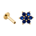 Blue Bloom Flatback · Yellow Gold · Hero 3/3 BG Remove [mj-base:001-0044] [mj-variant:001] [mj-role:variant_main] [mj-rank:0]