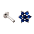 Blue Bloom Flatback · White Gold · Hero 3/3 BG Remove [mj-base:001-0044] [mj-variant:003] [mj-role:variant_main] [mj-rank:0]