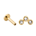 Tiny Crystal Cluster Flatback · Yellow Gold · Hero 3/3 BG Remove [mj-base:001-0057] [mj-variant:001] [mj-role:variant_main] [mj-rank:0]