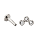 Tiny Crystal Cluster Flatback · White Gold · Hero 3/3 BG Remove [mj-base:001-0057] [mj-variant:003] [mj-role:variant_main] [mj-rank:0]