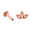 Three Petal Flatback · Rose Gold · Hero 3/3 BG Remove [mj-base:001-0065] [mj-variant:002] [mj-role:variant_main] [mj-rank:0]