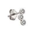 Three Stone Studs · White Gold · Hero 3/3 BG Remove [mj-base:005-0002] [mj-variant:003] [mj-role:variant_main] [mj-rank:0]