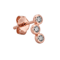 Three Stone Studs · Rose Gold · Hero 3/3 BG Remove [mj-base:005-0002] [mj-variant:002] [mj-role:variant_main] [mj-rank:0]