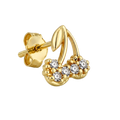 Cherry Trio Studs · Yellow Gold · Hero 3/3 BG Remove [mj-base:005-0015] [mj-variant:001] [mj-role:variant_main] [mj-rank:0]