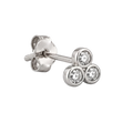Trio Cluster Studs · White Gold · Hero 3/3 BG Remove [mj-base:005-0019] [mj-variant:003] [mj-role:variant_main] [mj-rank:0]