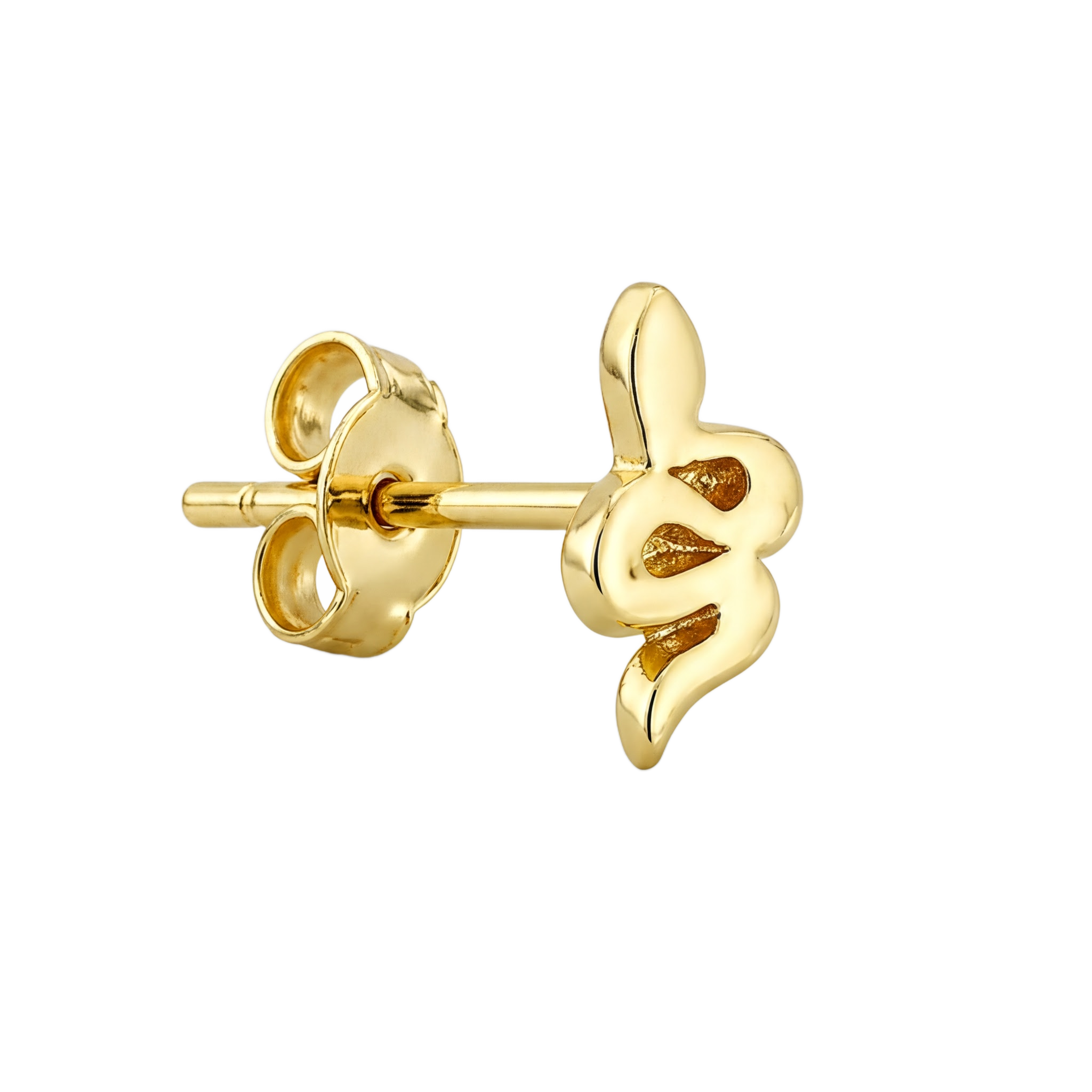 Serpent Studs · Yellow Gold · Hero 3/3 BG Remove