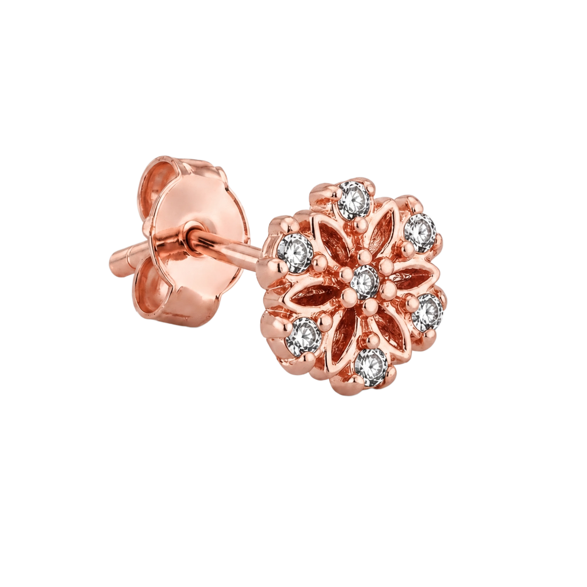 Petal Tip Studs · Rose Gold · Hero 3/3 BG Remove
