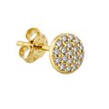 Pave Disc Studs · Yellow Gold · Hero 3/3 BG Remove [mj-base:005-0049] [mj-variant:001] [mj-role:variant_main] [mj-rank:0]
