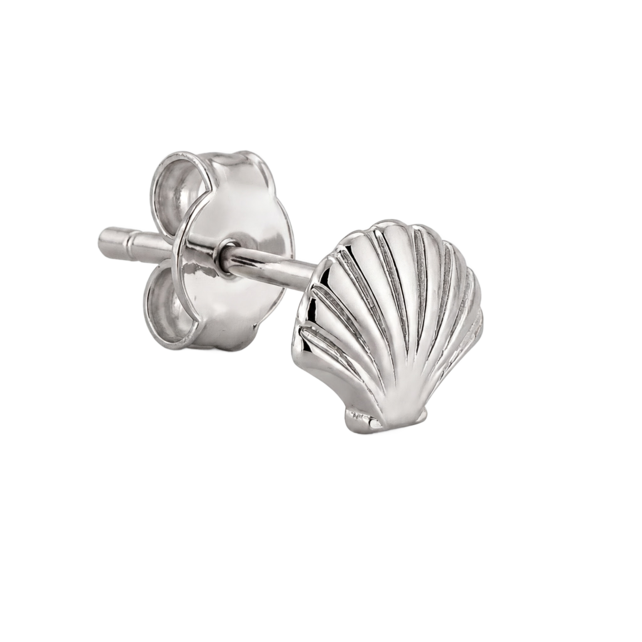 Shell Studs · White Gold · Hero 3/3 BG Remove