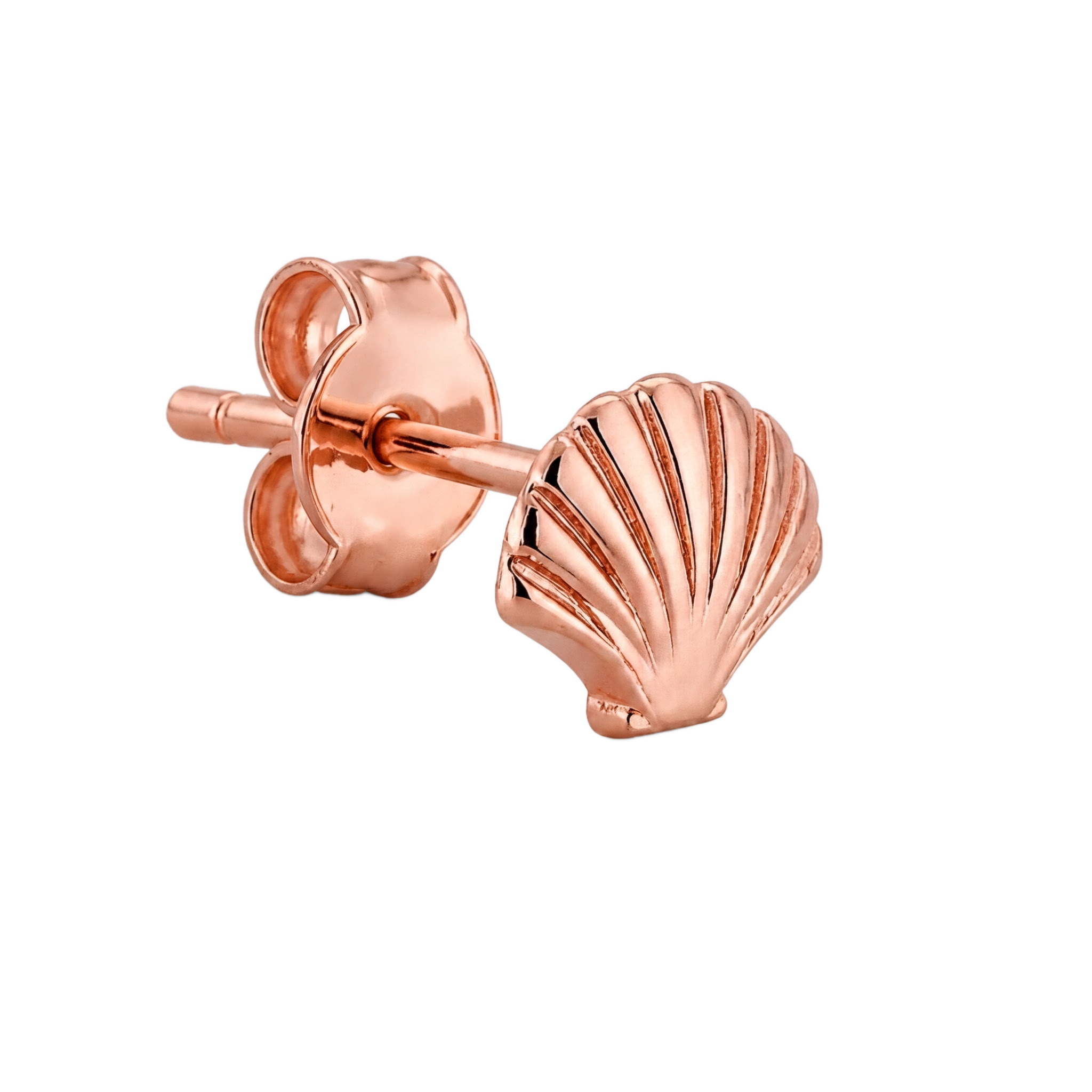 Shell Studs · Rose Gold · Hero 3/3 BG Remove