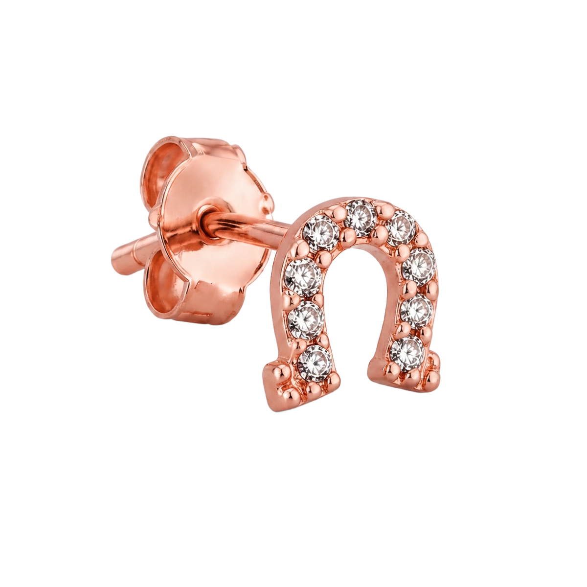 Horseshoe Studs · Rose Gold · Hero 3/3 BG Remove