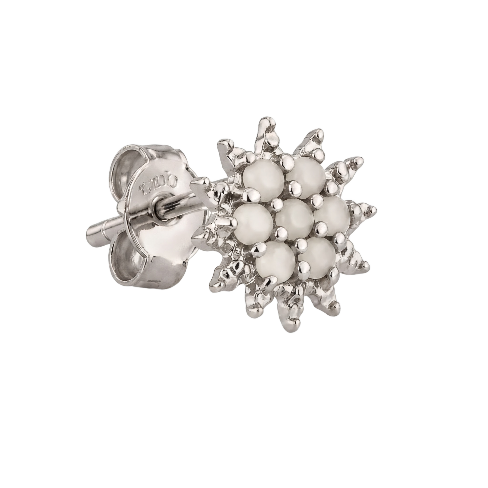 Pearl Bloom Studs · White Gold · Hero 3/3 BG Remove
