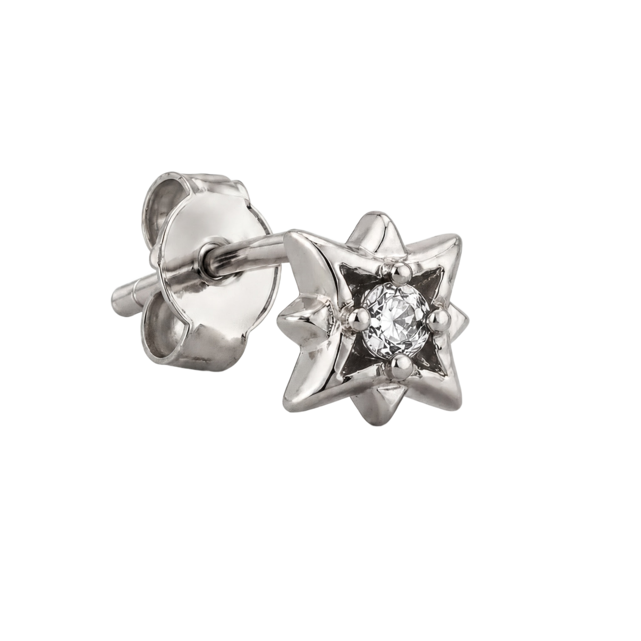 Star Studs · White Gold · Hero 3/3 BG Remove