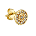 Halo Disc Studs · Yellow Gold · Hero 3/3 BG Remove [mj-base:005-0095] [mj-variant:001] [mj-role:variant_main] [mj-rank:0]