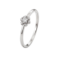 Round Cluster Ring · White Gold · Hero 3/3 BG Remove [mj-base:004-0007] [mj-variant:003] [mj-role:variant_main] [mj-rank:0]