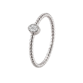 Beaded Oval Cluster Ring · White Gold · Hero 3/3 BG Remove [mj-base:004-0024] [mj-variant:003] [mj-role:variant_main] [mj-rank:0]